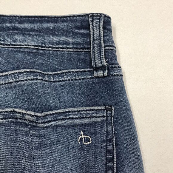 RAG & BONE Jeans Women 28x30 Light Sunset Wash Blue Denim Skinny slim Stretch - Picture 10 of 16